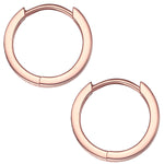 Klappcreolen Sterling Silber roségold Zirkonia weiß
