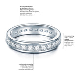 Ring Sterling Silber Zirkonia weiß
