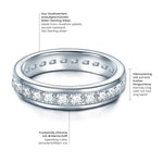 Ring Sterling Silber Zirkonia weiß