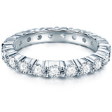Ring Sterling Silber Zirkonia weiß