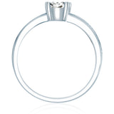 Ring Sterling Silber Zirkonia weiß