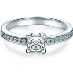 Ring Sterling Silber Zirkonia weiß