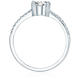 Ring Sterling Silber Zirkonia weiß