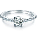 Ring Sterling Silber Zirkonia weiß
