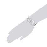 Armband verziert mit Kristallen von Swarovski® weiß