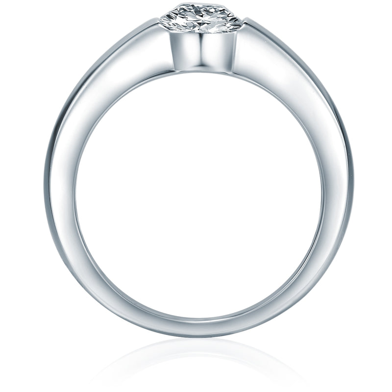 Ring Sterling Silber verziert mit Kristallen von Swarovski® weiß