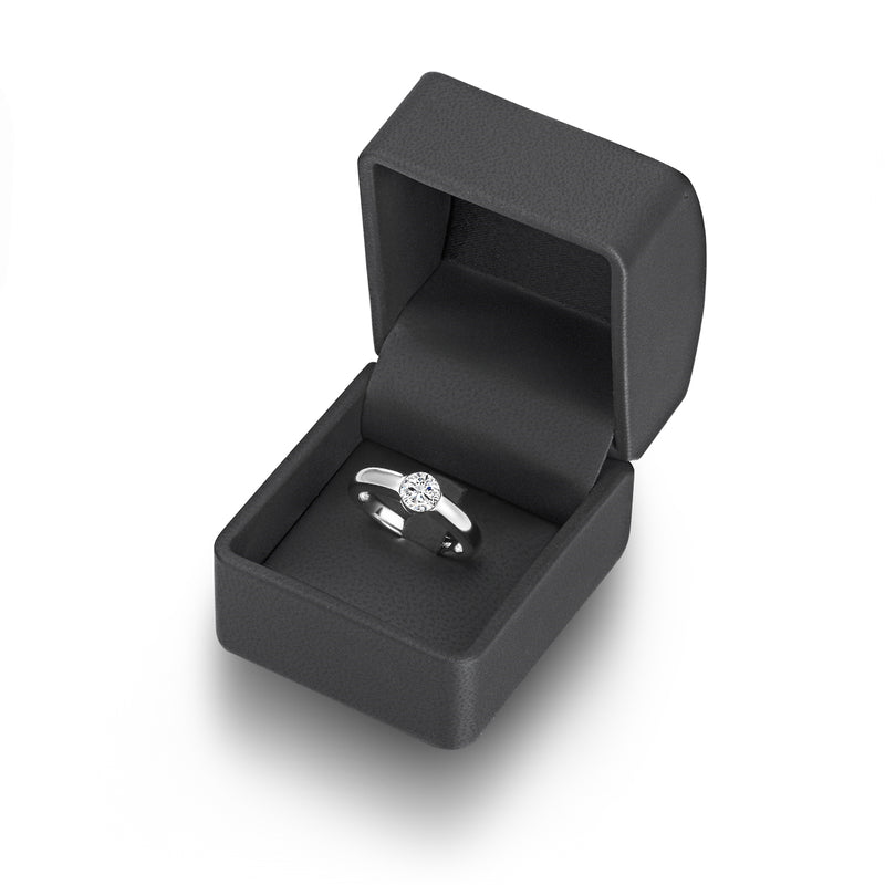 Ring Sterling Silber verziert mit Kristallen von Swarovski® weiß