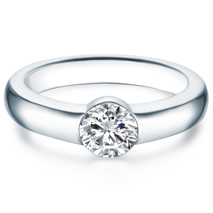 Ring Sterling Silber verziert mit Kristallen von Swarovski® weiß