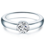 Ring Sterling Silber verziert mit Kristallen von Swarovski® weiß