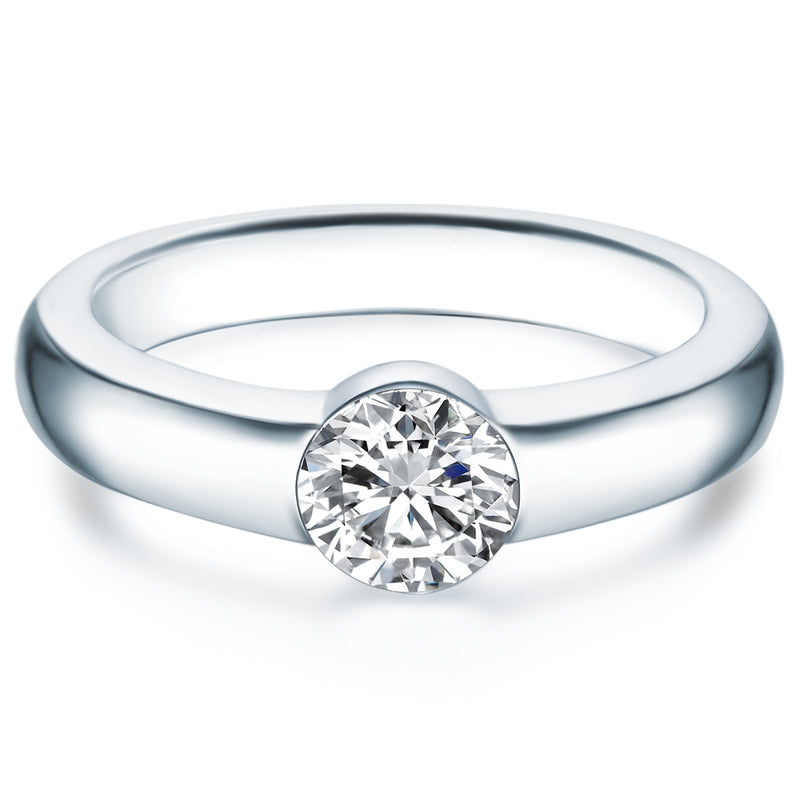 Ring Sterling Silber verziert mit Kristallen von Swarovski® weiß