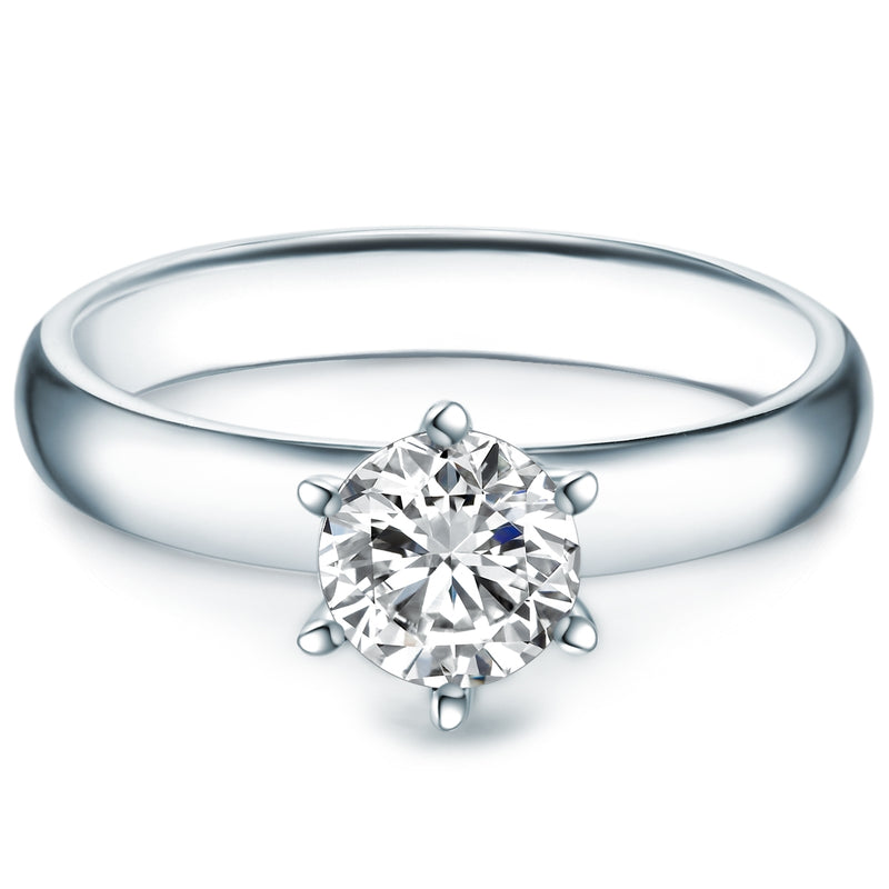 Ring Sterling Silber verziert mit Kristallen von Swarovski® weiß