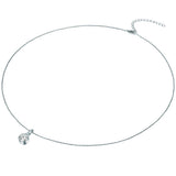 Kette mit Anhänger Sterling Silber Zirkonia weiß