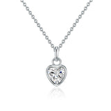 Kette mit Anhänger Sterling Silber Zirkonia weiß