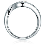 Ring Sterling Silber Zirkonia weiß