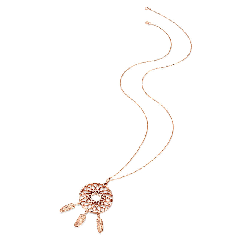 Kette mit Anhänger Sterling Silber roségold