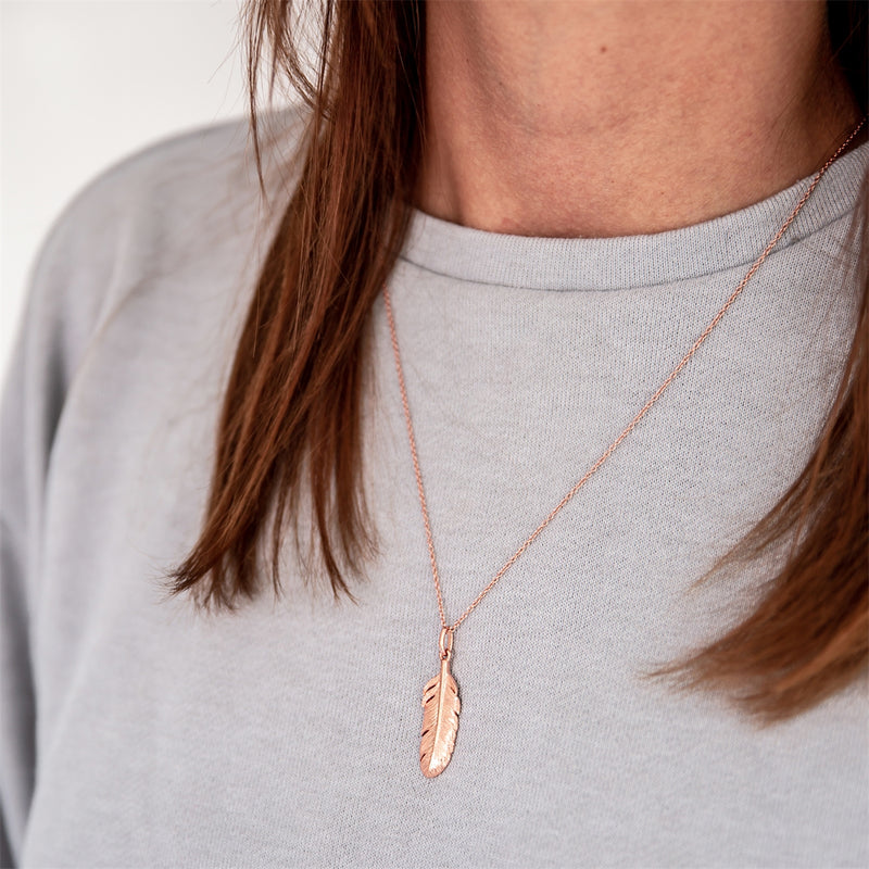 Kette mit Anhänger Sterling Silber roségold