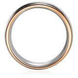 Ring Edelstahl bicolor