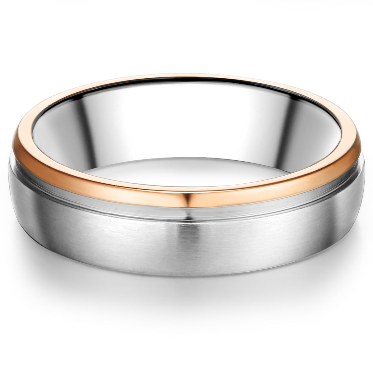 Ring Edelstahl bicolor