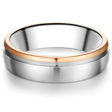 Ring Edelstahl bicolor