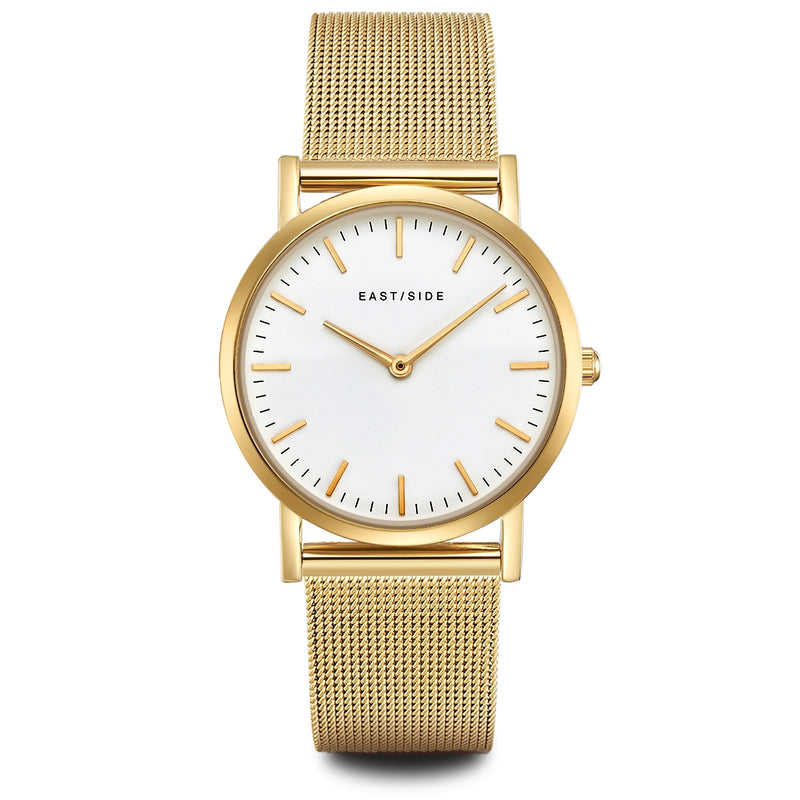 Damen Quarzuhr gelbgold Edelstahl gelbgold