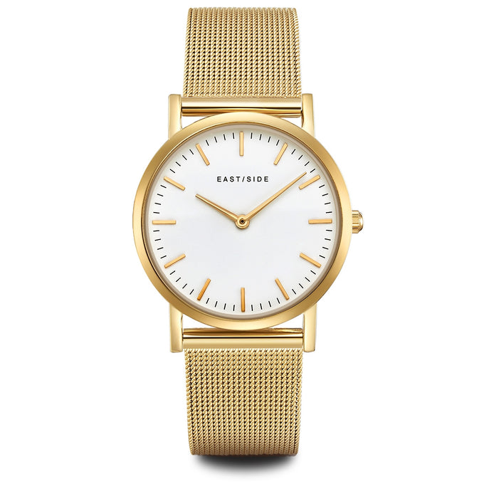 Damen Quarzuhr gelbgold Edelstahl gelbgold