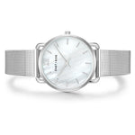 Damen Quarzuhr silber Edelstahl silber