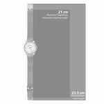 Damen Quarzuhr silber Edelstahl silber