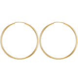 Creolen Sterling Silber gelbgold