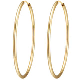 Creolen Sterling Silber gelbgold