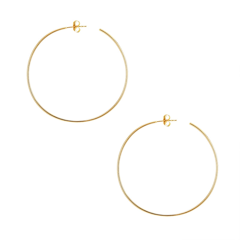 Creolen Sterling Silber gelbgold