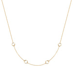 Kette mit Anhänger Sterling Silber gelbgold