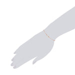 Armband Sterling Silber roségold Süßwasser-Zuchtperle weiß