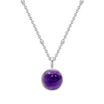 Kette mit Anhänger Sterling Silber Amethyst