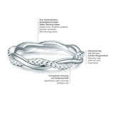 Ring Sterling Silber Zirkonia weiß