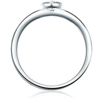 Ring Sterling Silber Zirkonia weiß