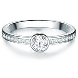 Ring Sterling Silber Zirkonia weiß