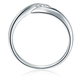 Ring Sterling Silber Topas weiß
