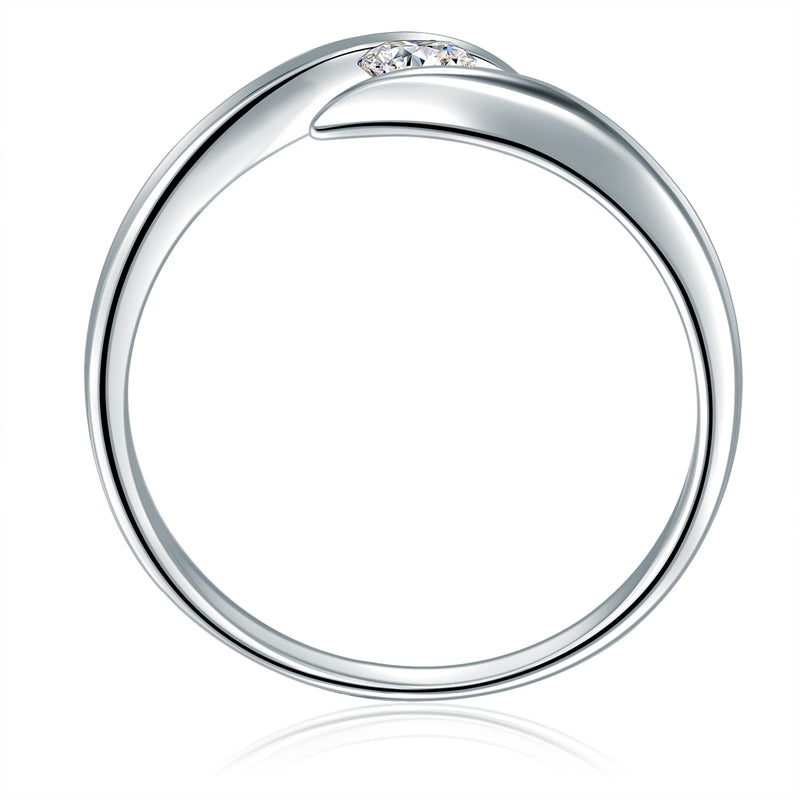 Ring Sterling Silber Topas weiß