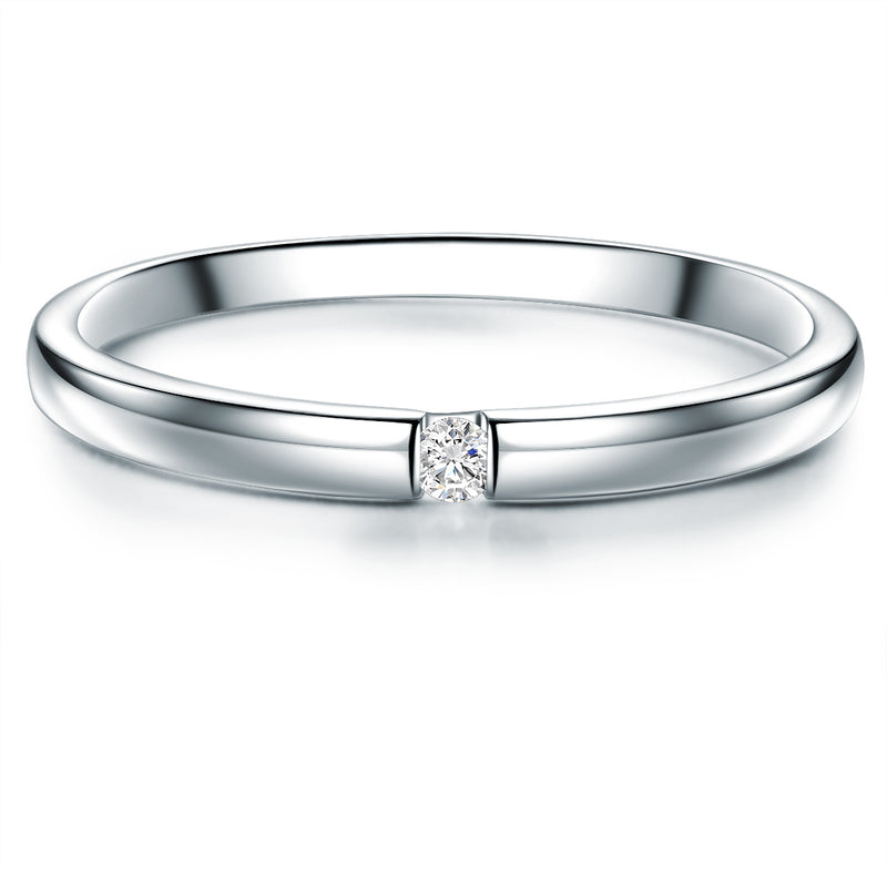 Ring Sterling Silber Topas weiß