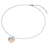 Kette mit Anhänger bicolor