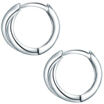 Klappcreolen Sterling Silber