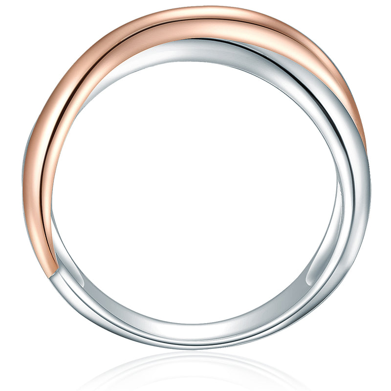 Ring Sterling Silber bi-Color