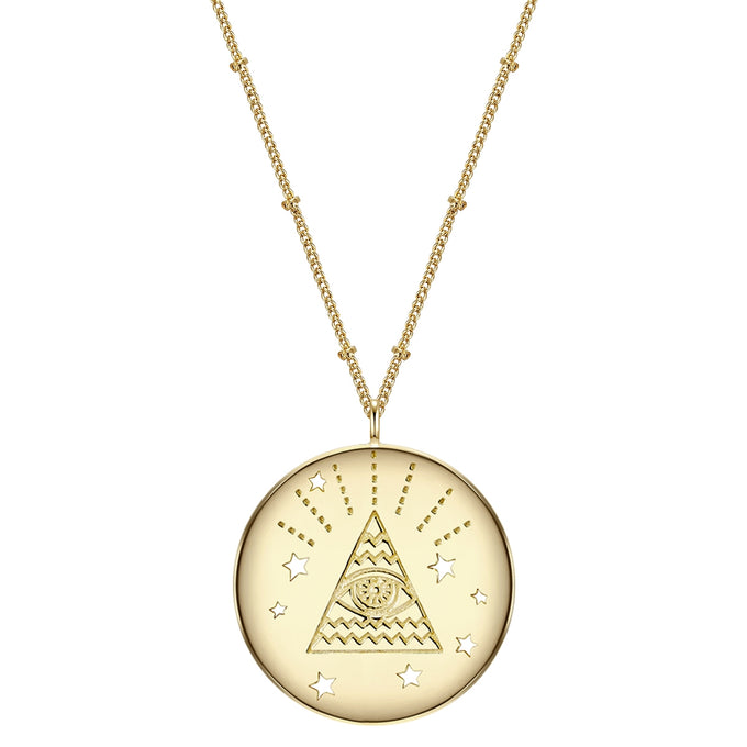 Kette mit Anhänger Sterling Silber gelbgold