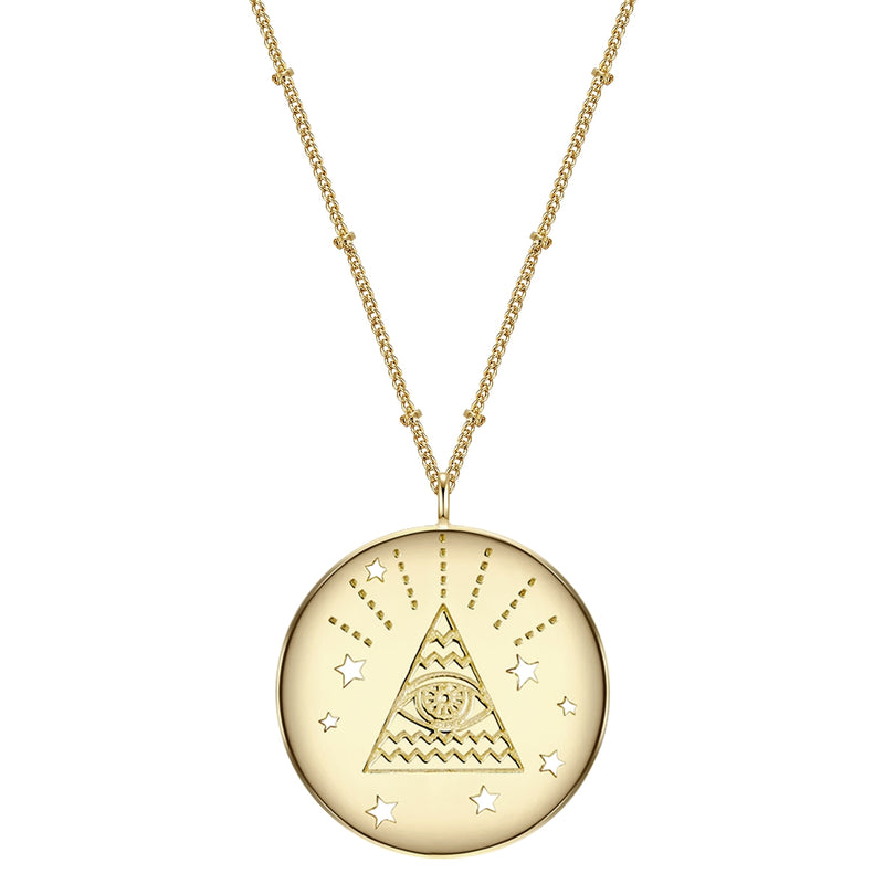 Kette mit Anhänger Sterling Silber gelbgold