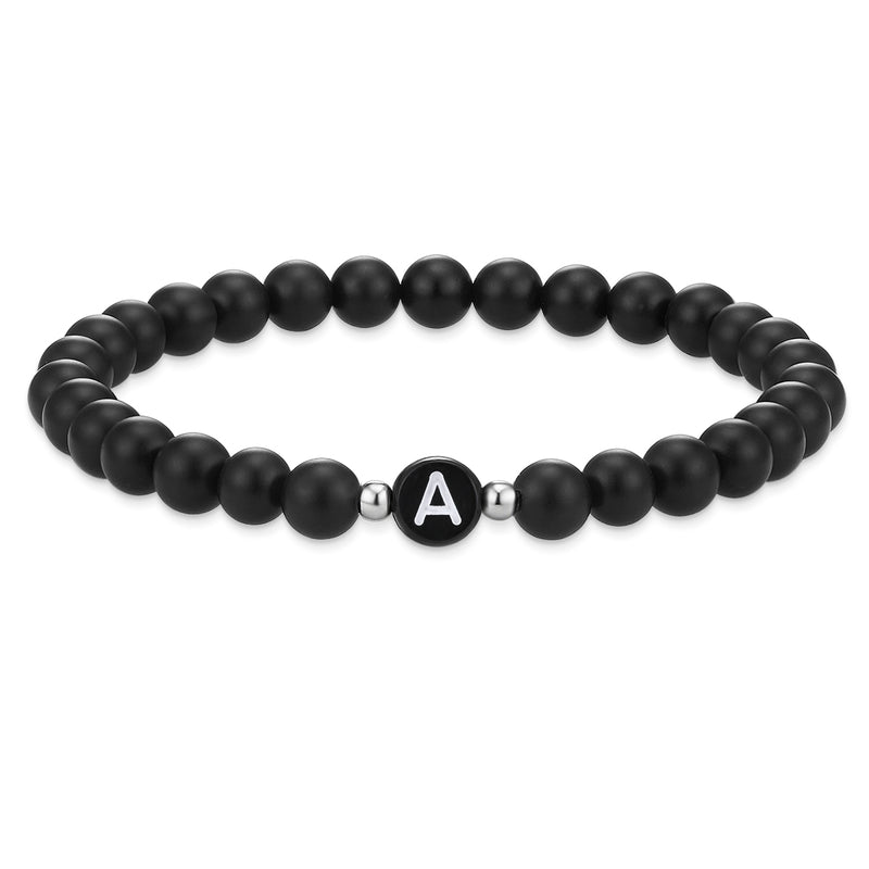 Armband Achat schwarz