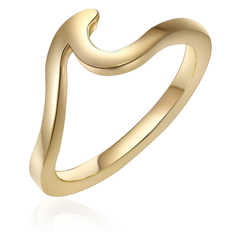 Ring Edelstahl gelbgold