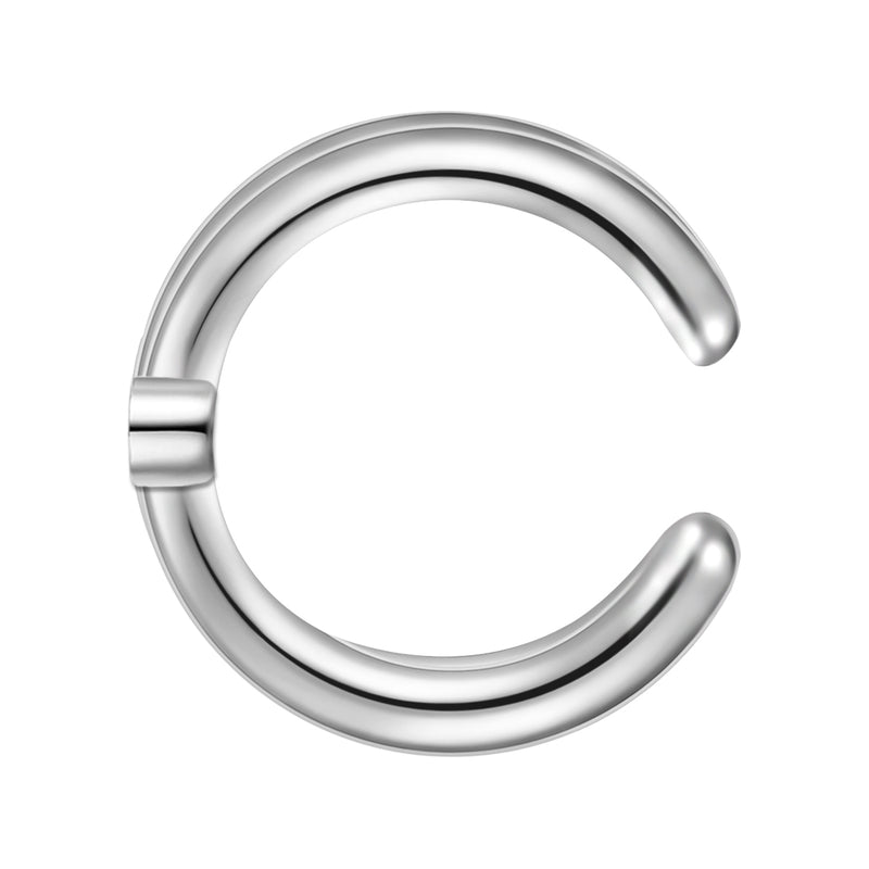Ohrklemme Sterling Silber Zirkonia weiß