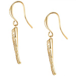 Set (Kette+Ohrhänger) gelbgold