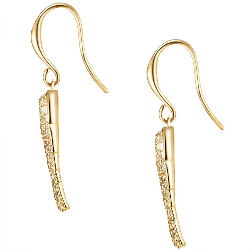 Set (Kette+Ohrhänger) gelbgold