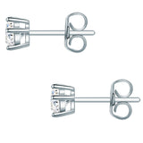 Set (Kette+Ohrstecker) Sterling Silber verziert mit Kristallen von Swarovski® weiß